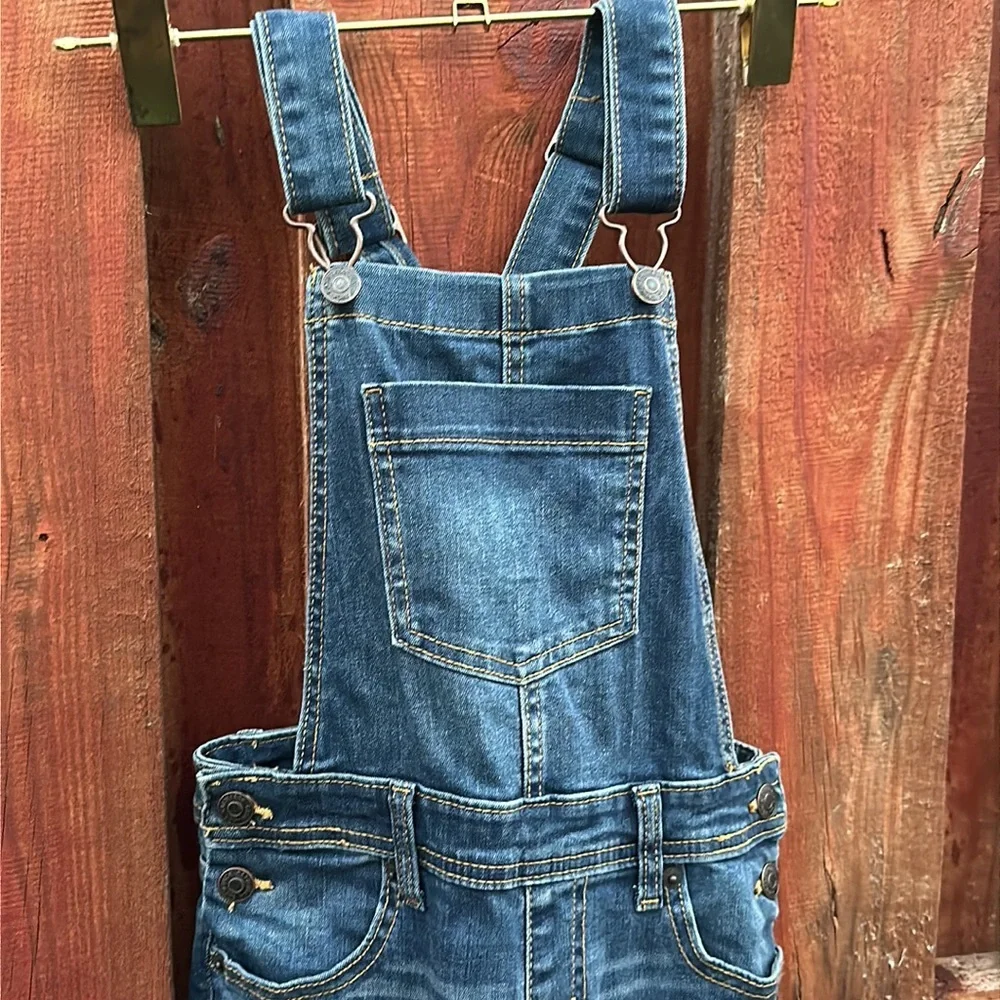 Cat & Jack Denim Overalls Size L 10/12
